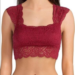Free People lace cami bralette